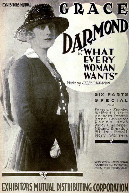 Movie poster for What Every Woman Wants (1919)
