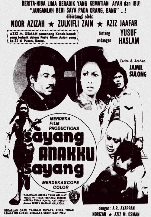 Movie poster for Sayang Anakku Sayang (1976)