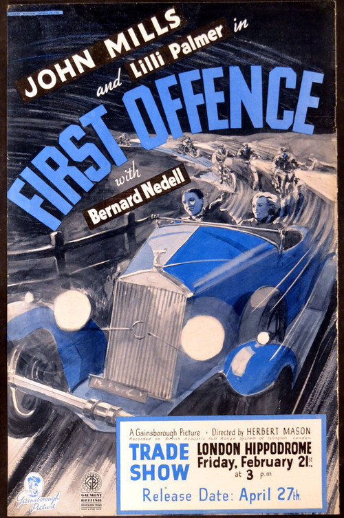 Movie poster for First Offence (1936)