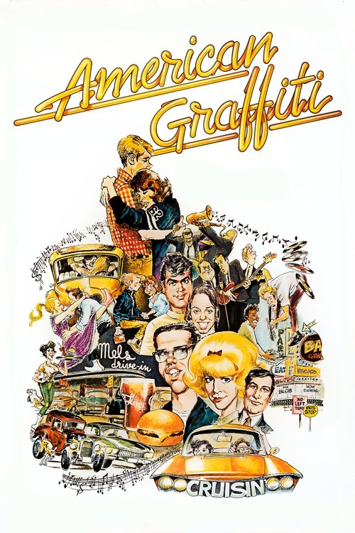 Movie poster for American Graffiti (1973)