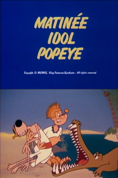 Movie poster for Matinee Idol Popeye (1960)