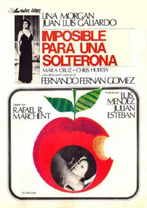 Movie poster for Imposible para una solterona (1976)