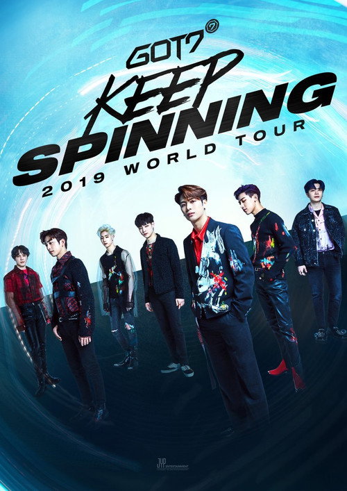 Movie poster for GOT7 "KEEP SPINNING" in Seoul (2020)