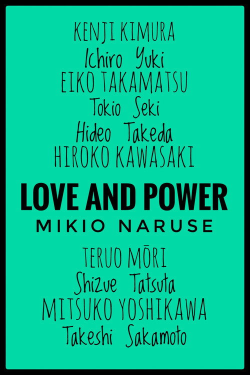 Movie poster for Love and Power (1930)