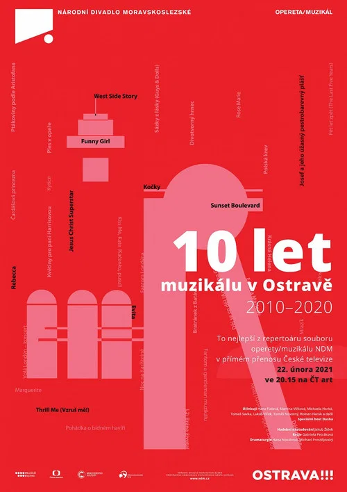 Movie poster for 10 let muzikálu v Ostravě (2021)