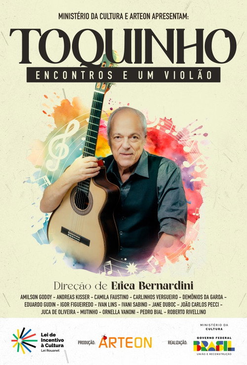 Movie poster for Toquinho, Encontros e um Violão (2026)