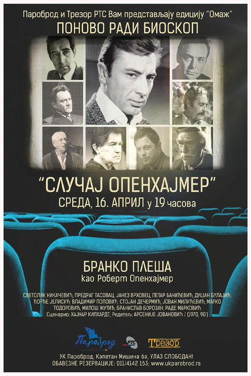 Movie poster for The Oppenheimer Case (1970)