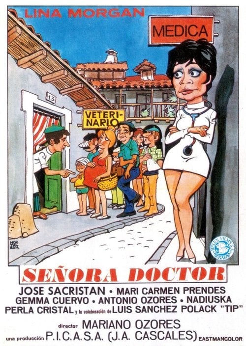 Movie poster for Señora Doctor (1974)