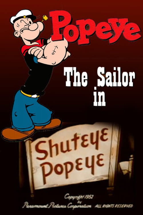 Movie poster for Shuteye Popeye (1952)