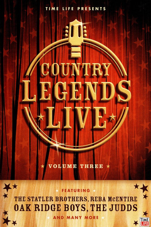 Movie poster for Time-Life: Country Legends Live, Vol. 3 (2005)