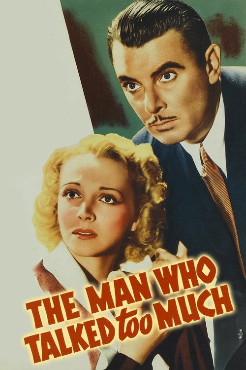 Movie poster for The Man Who Talked Too Much (1940)