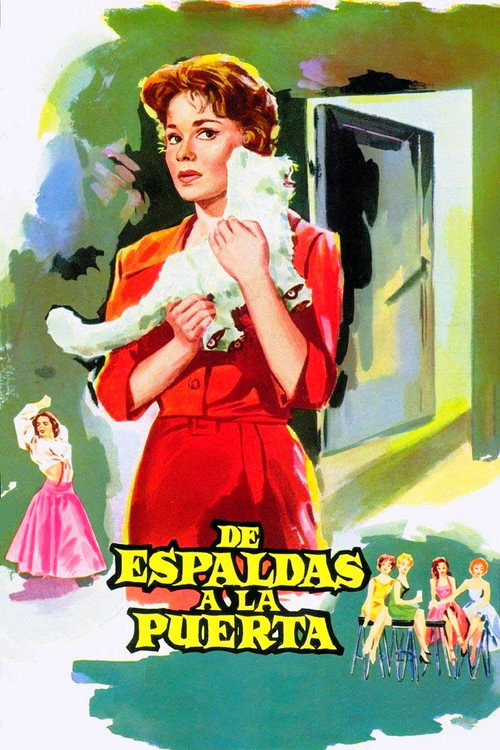 Movie poster for De espaldas a la puerta (1959)