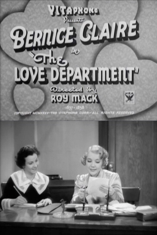 Movie poster for The Love Department (1935)