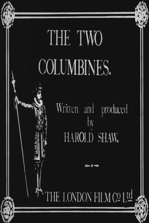 Movie poster for The Two Columbines (1914)