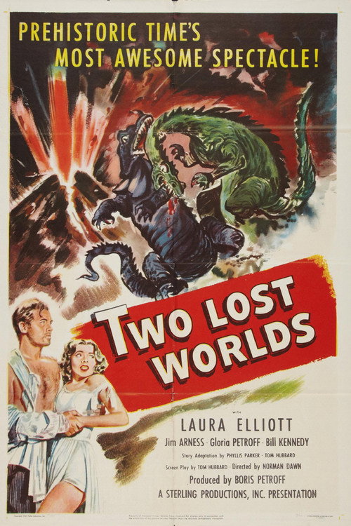 Movie poster for Two Lost Worlds (1951)
