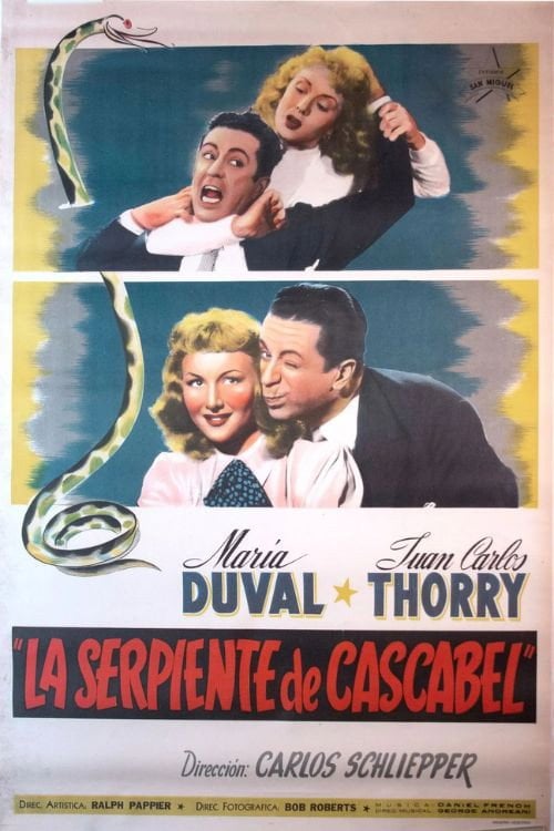 Movie poster for La serpiente de cascabel (1948)
