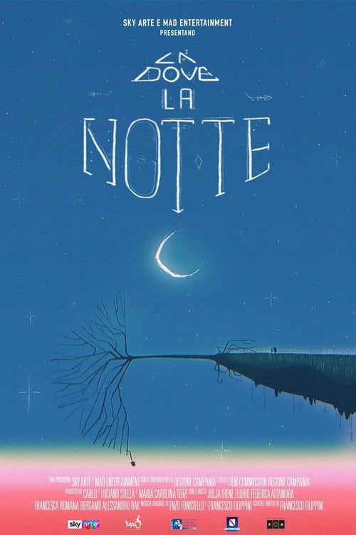 Movie poster for Là dove la notte (2020)