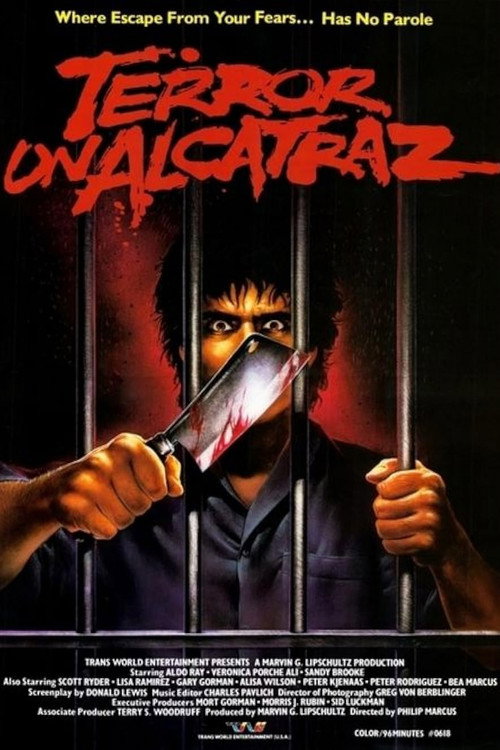 Movie poster for Terror on Alcatraz (1986)