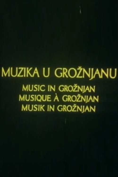 Movie poster for Music in Grožnjan (1975)