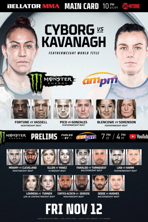 Movie poster for Bellator 271: Cyborg vs. Kavanagh (2021)