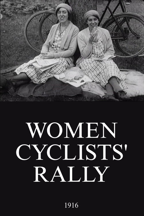 Movie poster for Women Cyclists' Rally (1916)