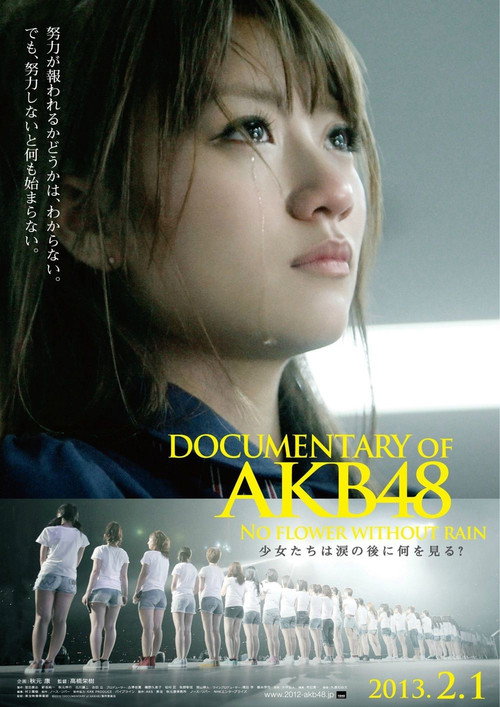 Movie poster for Documentary of AKB48 No Flower Without Rain (2013)