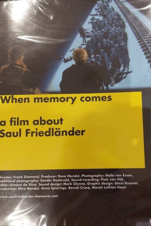 Movie poster for When memory comes - a film about Saul Friedländer (2013)