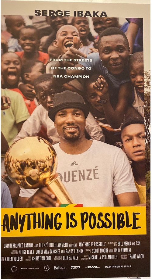 Movie poster for Anything is Possible: A Serge Ibaka Story (2019)