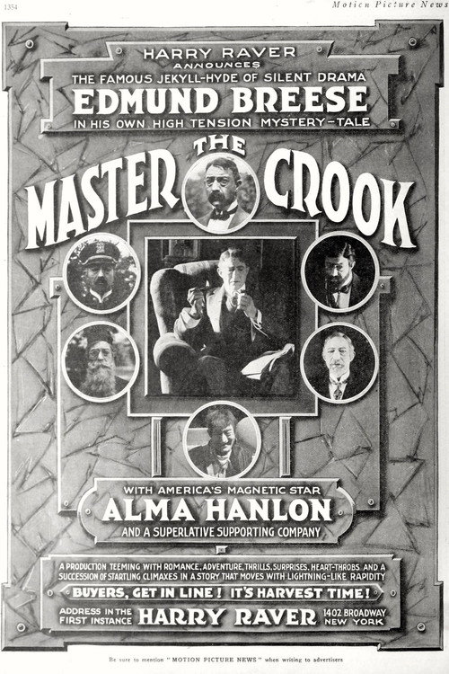 Movie poster for The Master Crook (1918)