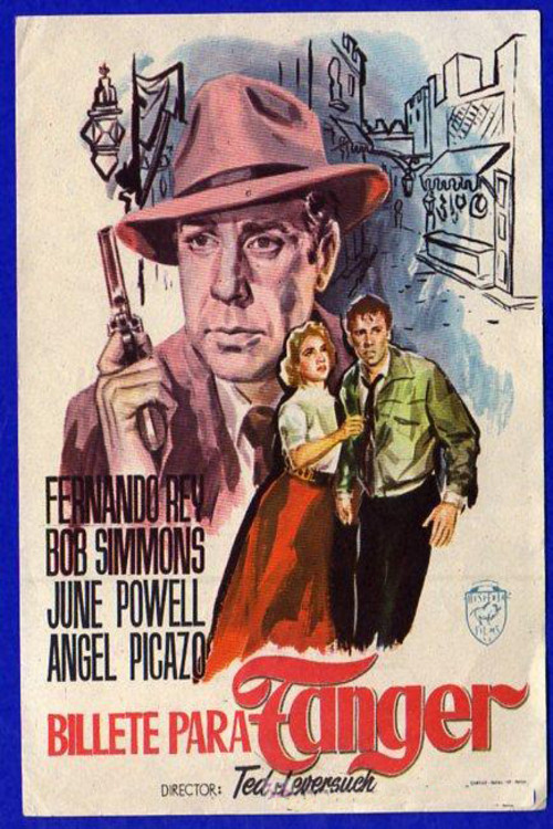 Movie poster for Billete para Tánger (1955)