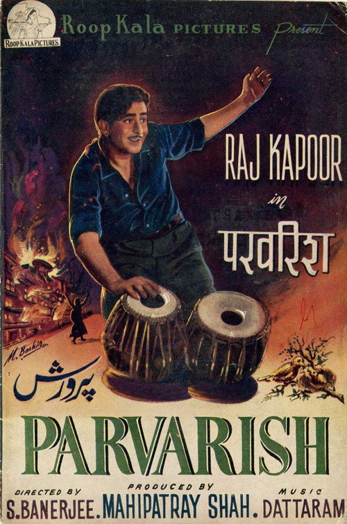 Movie poster for Parvarish (1958)