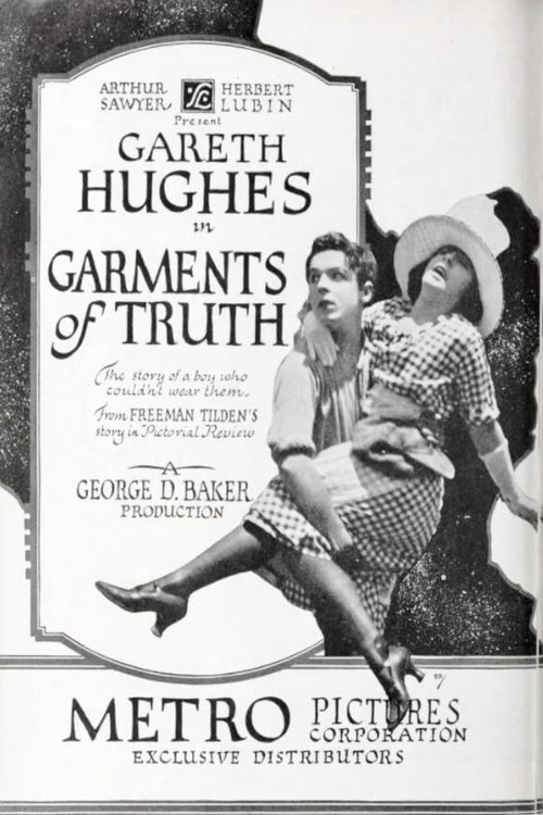 Movie poster for Garments of Truth (1921)