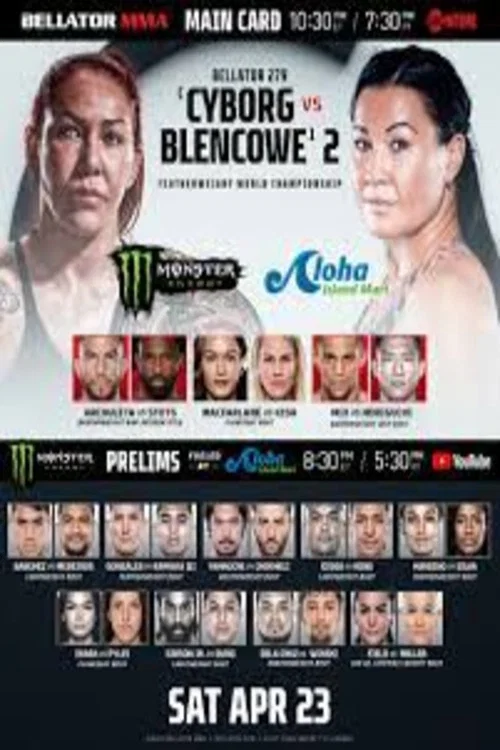 Movie poster for Bellator 279: Cyborg vs. Blencowe 2 (2022)