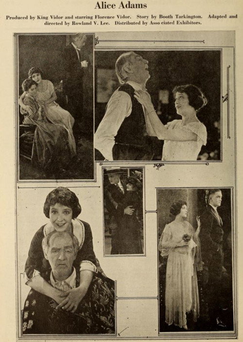 Movie poster for Alice Adams (1923)