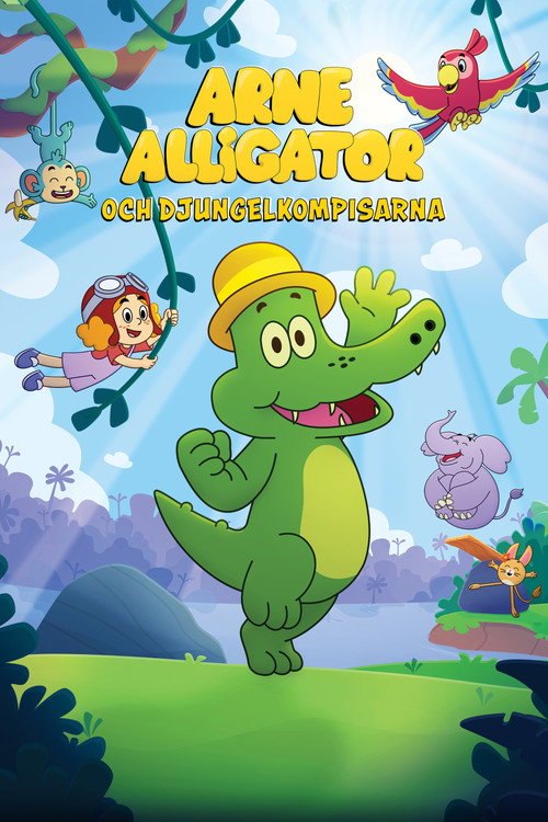 Movie poster for Arne Alligator och djungelkompisarna (2024)
