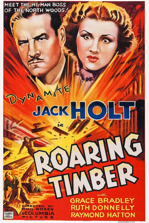 Movie poster for Roaring Timber (1937)