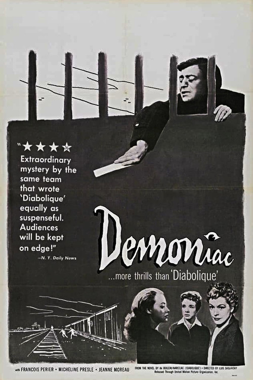 Movie poster for Demoniac (1957)