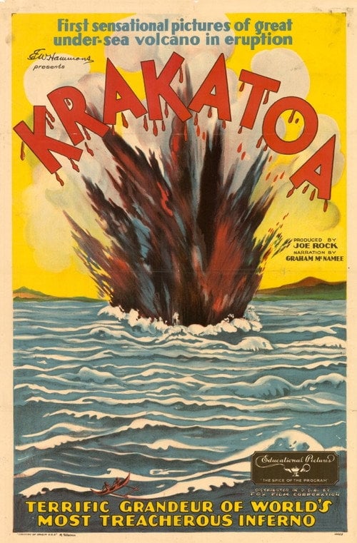 Movie poster for Krakatoa (1933)
