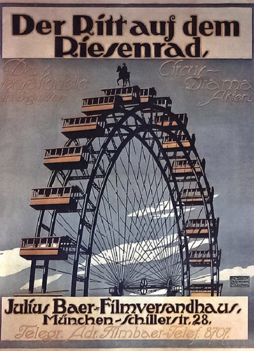 Movie poster for Der Todesritt auf dem Riesenrad (1915)