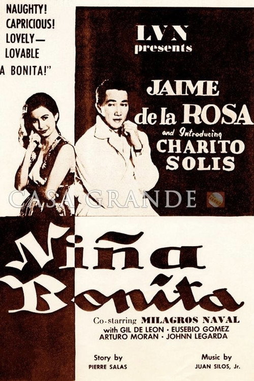 Movie poster for Niña Bonita (1955)