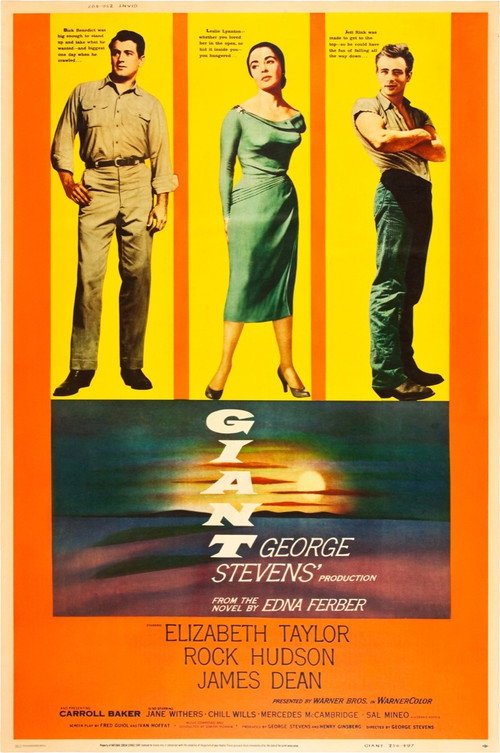 Movie poster for New York Premiere Telecast 'Giant' (1956)