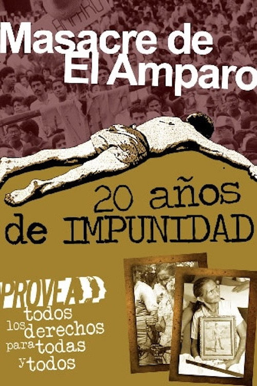 Movie poster for Masacre de El Amparo: 20 años de impunidad (2009)