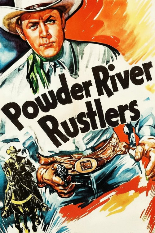Movie poster for Powder River Rustlers (1949)