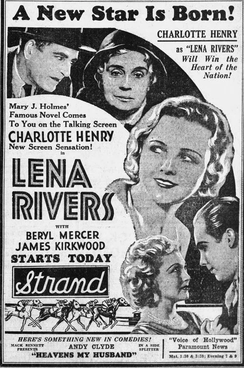 Movie poster for Lena Rivers (1932)
