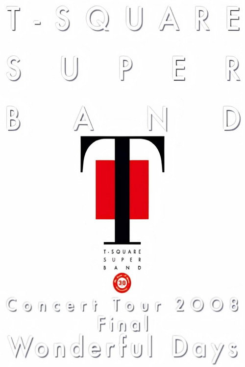Movie poster for T-Square Super Band - Concert tour 2008 Final Wonderful Days (2008)