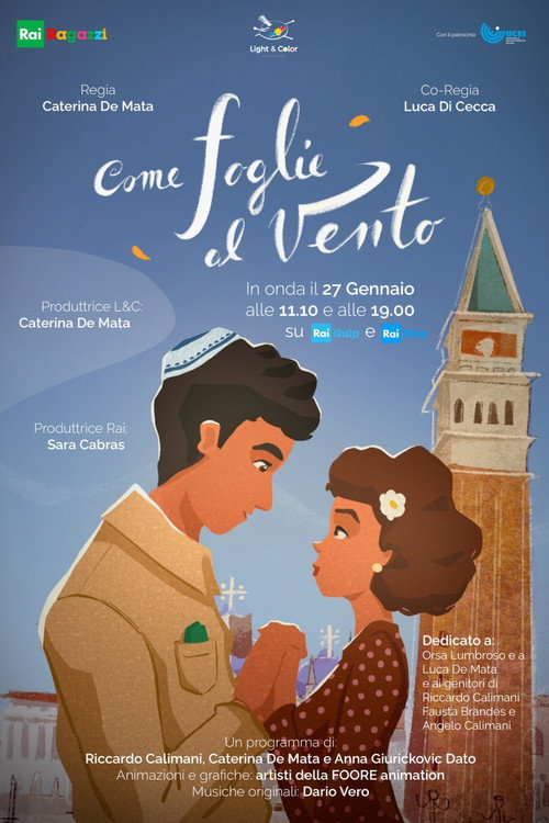 Movie poster for Come foglie al vento (2022)