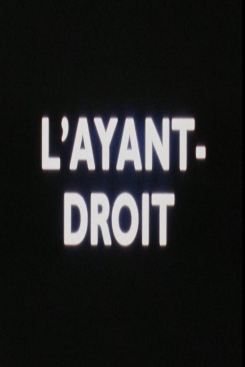 Movie poster for L'Ayant-Droit (1991)