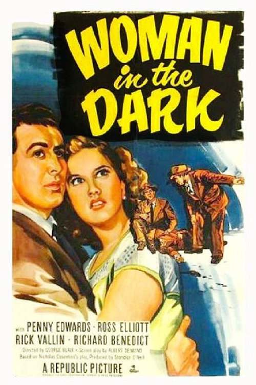 Movie poster for Woman in the Dark (1952)