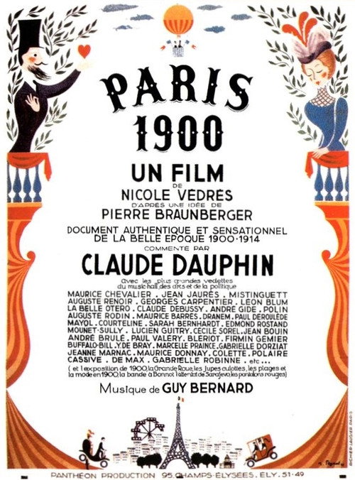 Movie poster for Paris 1900 (1948)