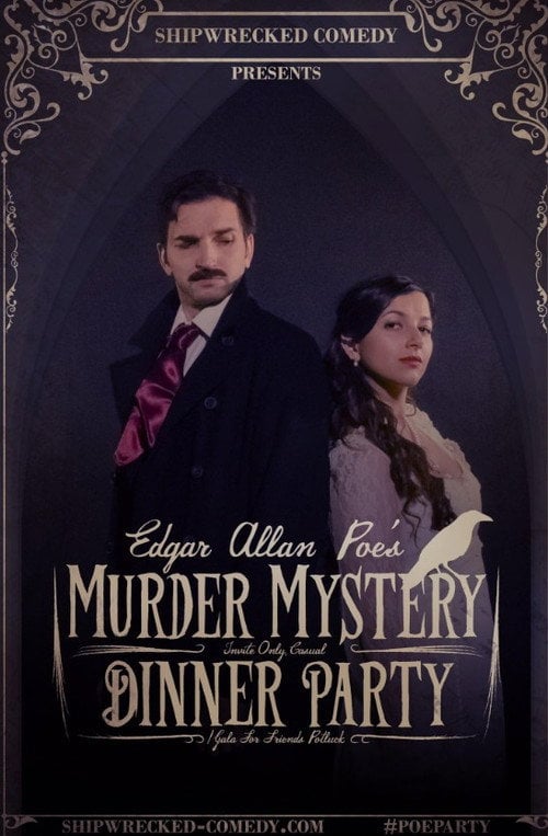 Series poster for Edgar Allan Poe's Murder Mystery Dinner Party (2016)